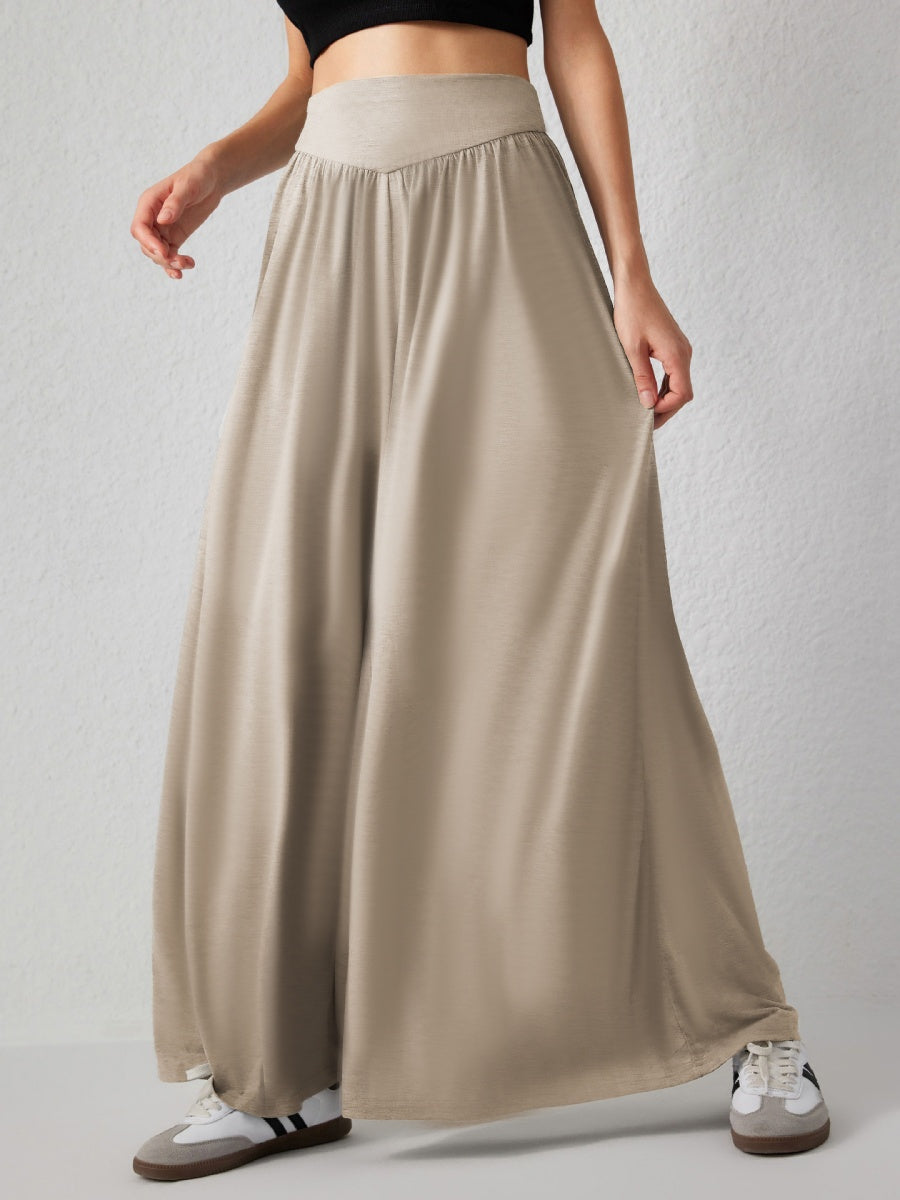 Loose-fit Culottes Pants Wide-leg Pants Drape Skirts