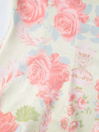 Floral Print Strapless Bodycon Mini Dress