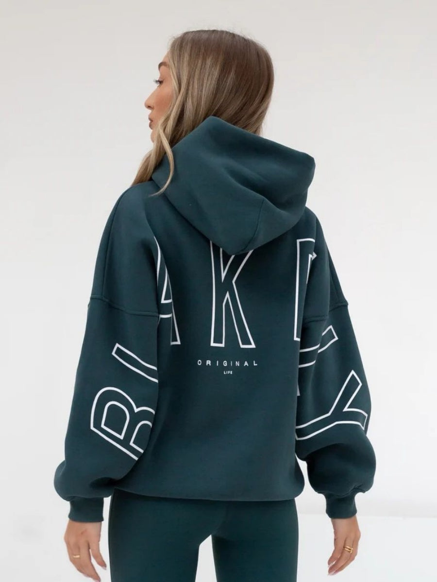 Autumn Women's Letter Hoodie Jackets