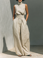 | Minimalist Cotton and Linen Set