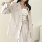 | Women's Tailored Suit Set, Long Blazer
