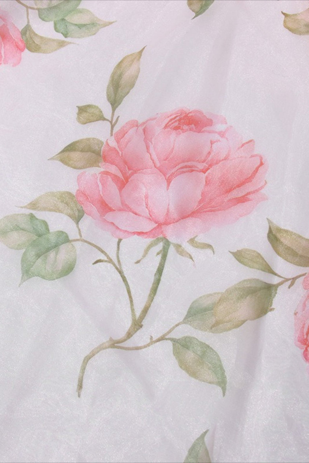 Pink Off Shoulder Sweetheart 3D Applique Floral Print A-Line Maxi Dress