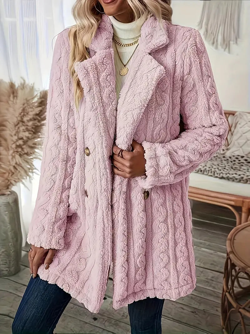 | Soft thermal coat with long sleeves