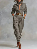 Megan | Linen-Cotton Jumpsuit