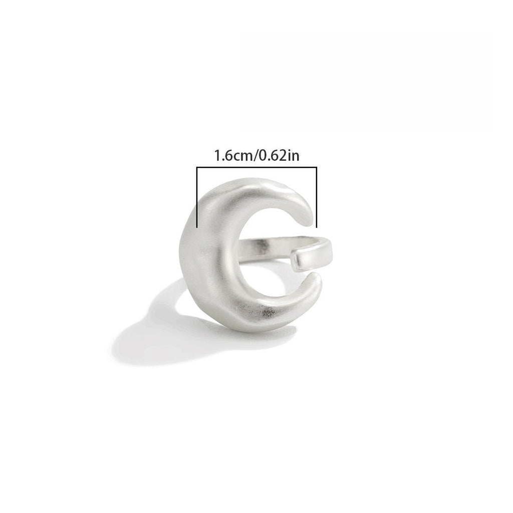 Unisex Irregular Geometric Open Knuckle Ring