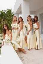 Ofelia Exclusive Maxi Dress Yellow Chic Silhouette Collection