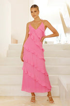 Bárbara Aesthetic Maxi Dress Pink Boutique Collection
