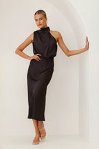 Ximena Premium Maxi Dress Black Boutique Collection