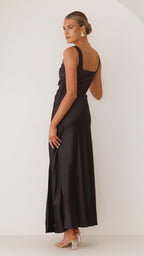 Wendy Exclusive Maxi Dress Black Elevated Occasion Wear
