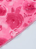 Floral Print Halter Neck Bra Mini&Short Dresses