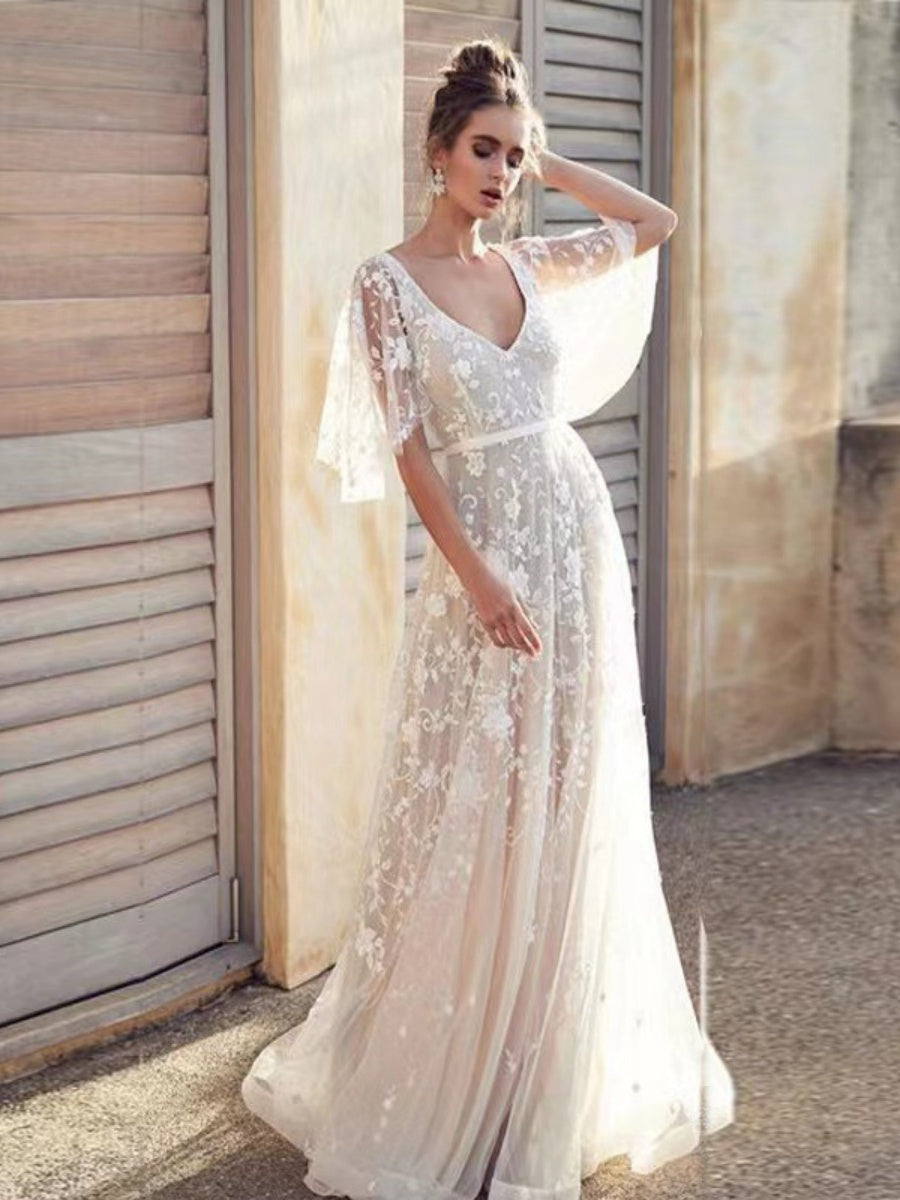 Wedding Dress Applique Formal Dress Maxi Dresses