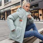 | Hooded winter jacket, warm coat