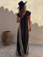 V-Neck Loose Fitting Dress