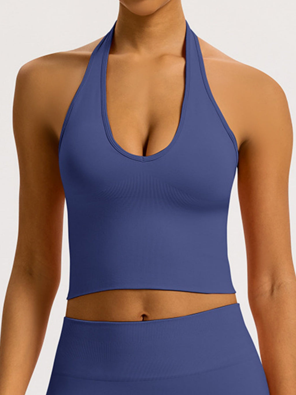 Seamless Quick-drying Halter Neck Beautiful Back Exercise And Fitness Yoga Tank Top