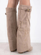 The Emily — Thigh-High Boots with Buckle Detail