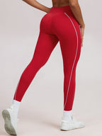 Color-blocked Twisted High-waisted Yoga Fitness Exercise Pants