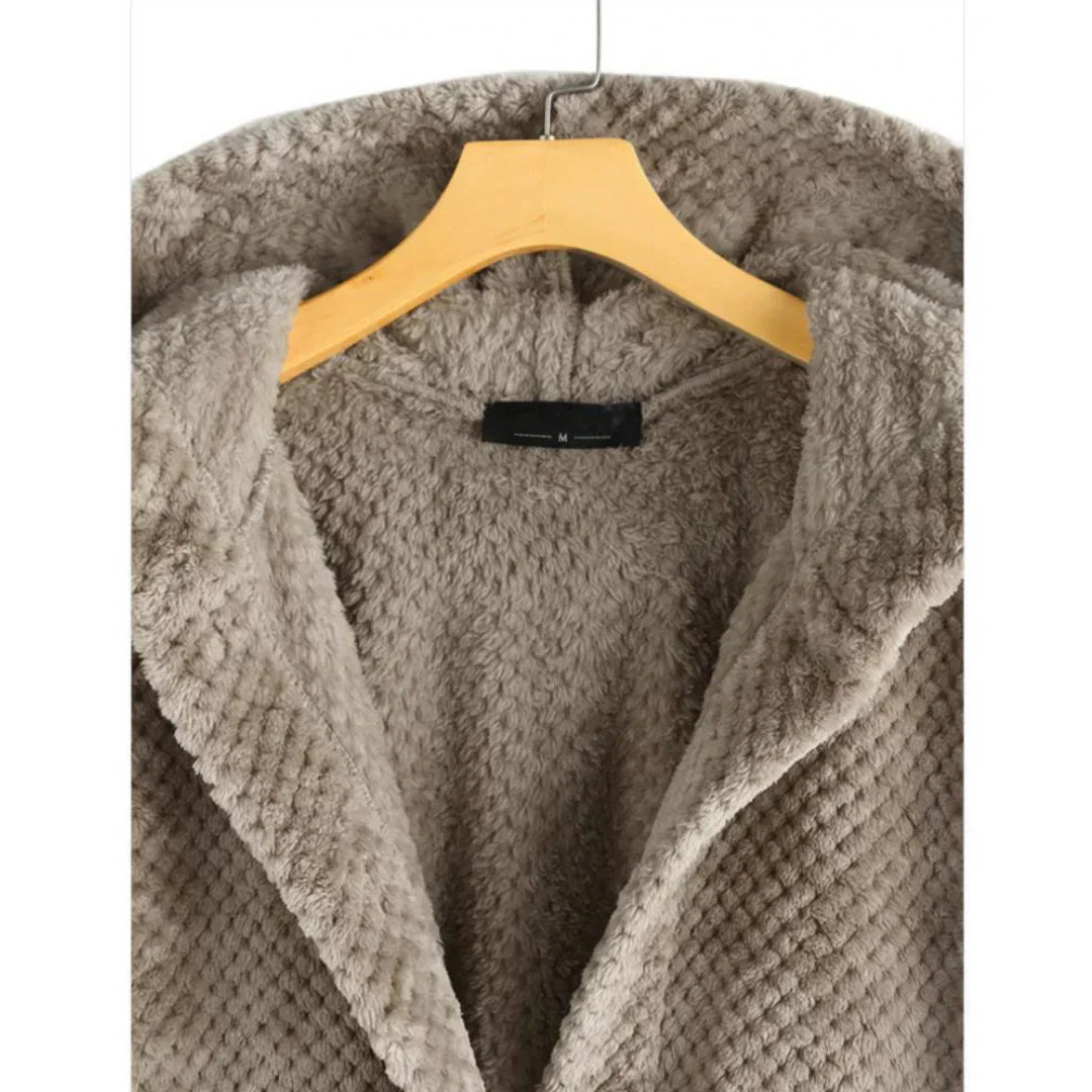 | Ribbed Hooded Coat