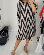Amparo Effortless Printed Dress Premium Wardrobe Essential