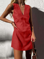 Zinnia Timeless Sleeveless Mini Dress for Women Statement Occasion Edit