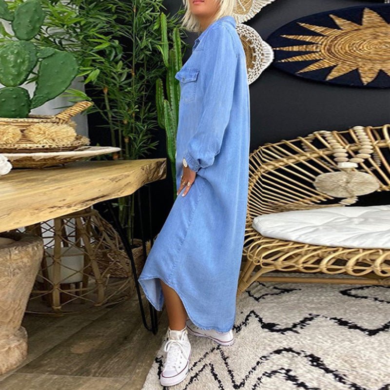 | Comfortable Denim Dress