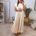 Scarlett Luxe Light and Fresh Pleated Dress Everyday Edit
