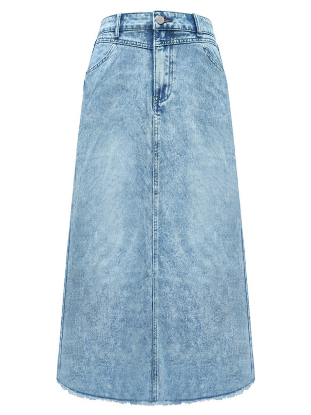 Denim Pocket High-waisted Skirts