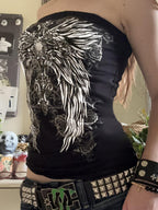 Wing Print Strapless
