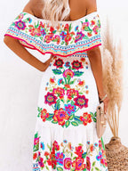 One Shoulder Maxi Dress