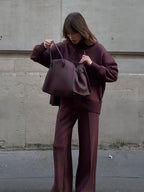Relaxed Fit Sweatshirt Matching Set