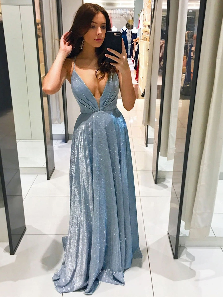 Sequins Backless Bandage Formal Dress Maxi Dresses