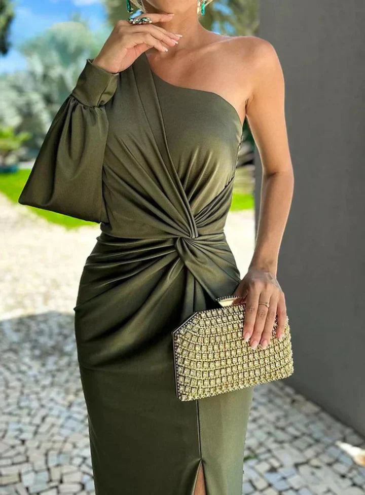 Elena Effortless Long Dress, Fashionable, Versatile Chic Silhouette Collection