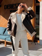 | Winter coat: long sleeve women's jacket