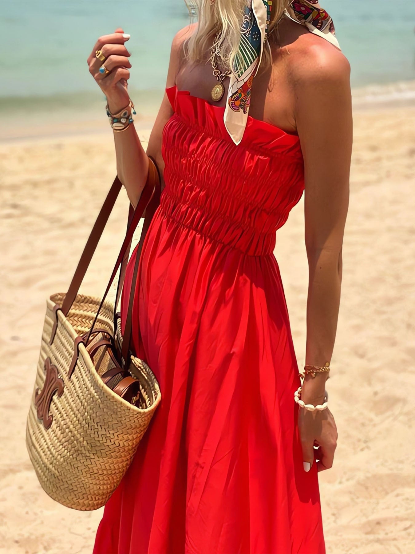 Sexy Strapless Dress