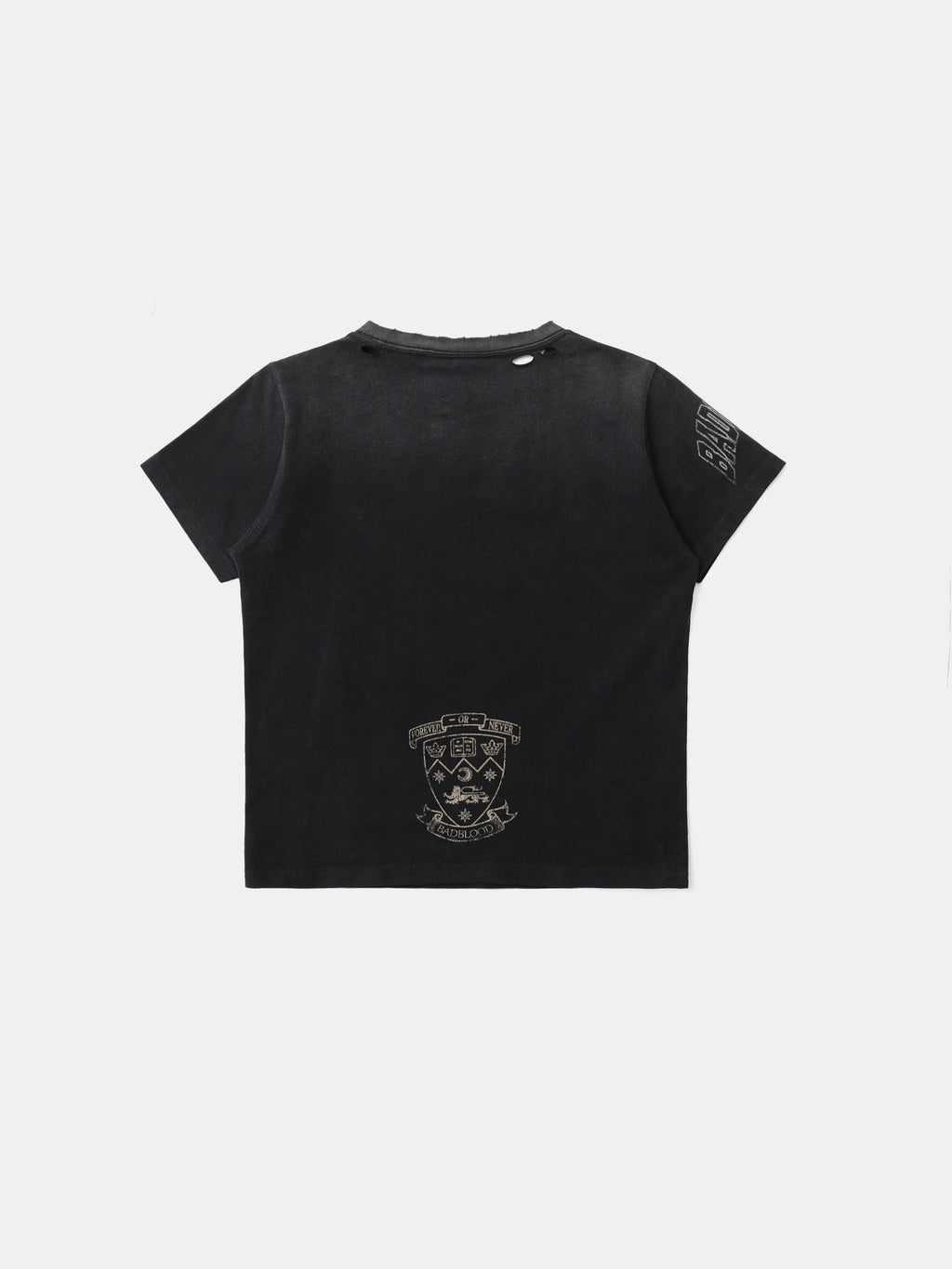 BADBLOOD Work Shop Printed Distressed T-shirts