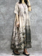 Over The Stars Smock Dress