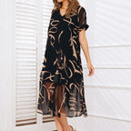 | Flowing V-Neck Dress
