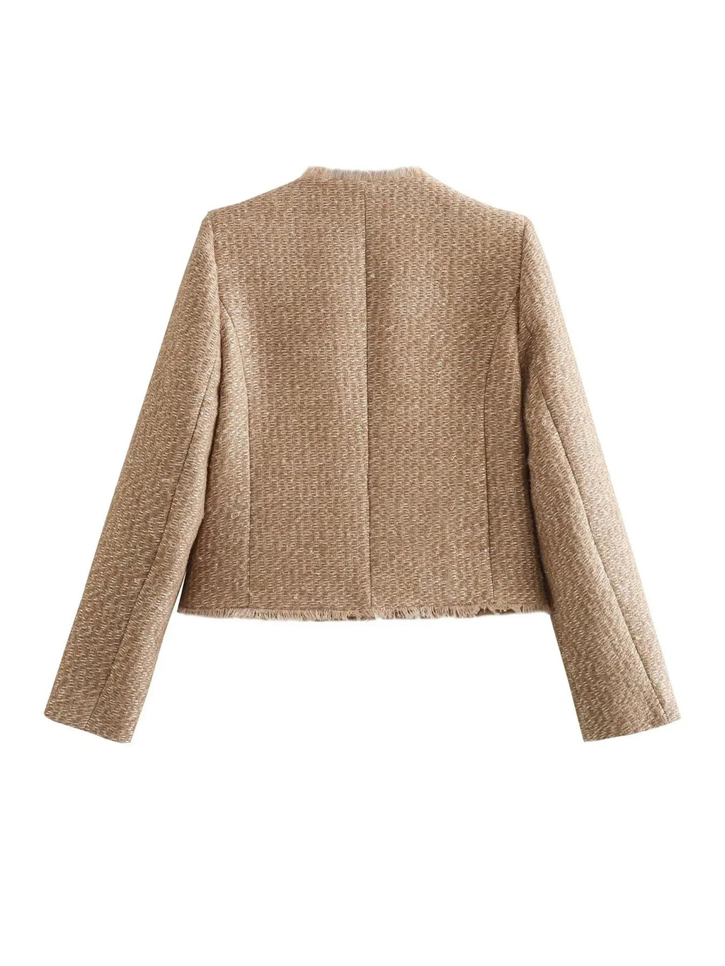 The Colette — Cropped Tweed Blazer