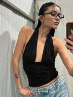 Halter V-neck Vest