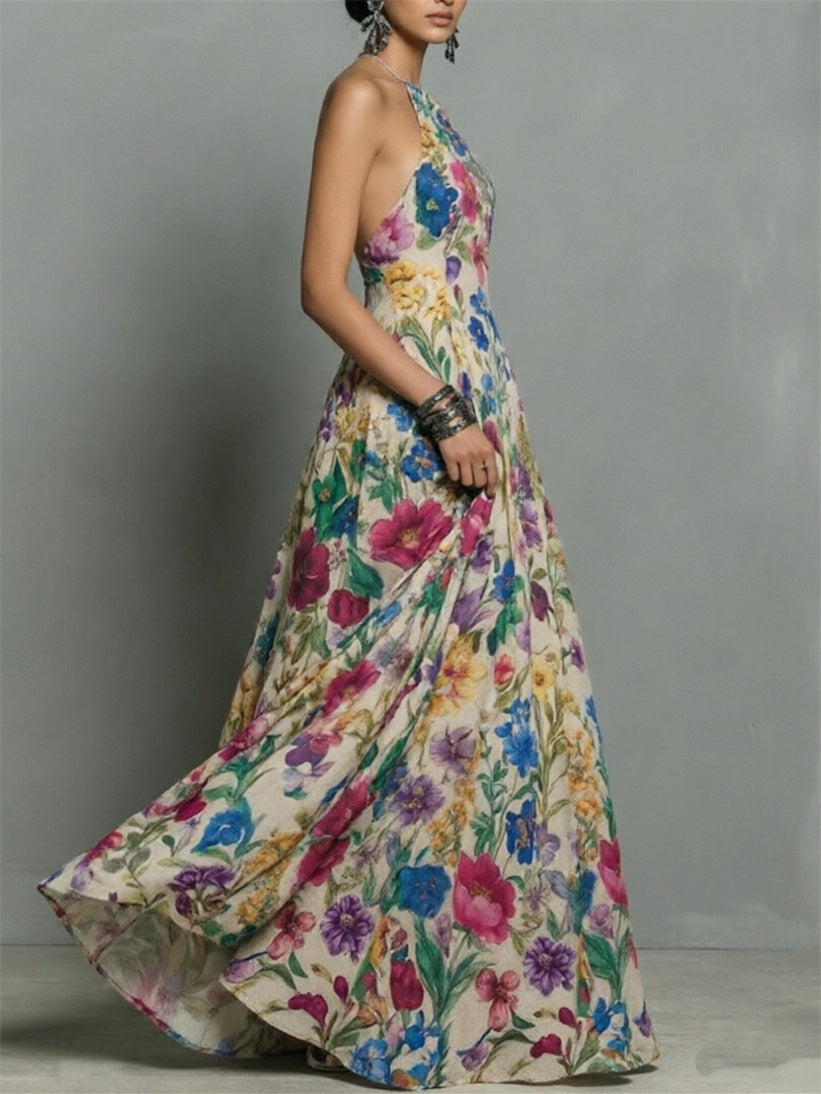 Floral Print Midi Dress