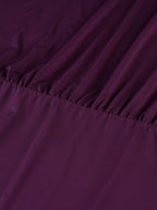 Off-shoulder, Two-way Batwing Sleeve, Solid Color, Loose Fit, Slimming, Asymmetrical Short Dress