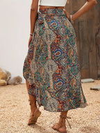 A Shaped Ruffle Skirt