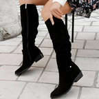 | Suede Knee Boots