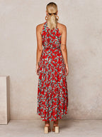 Polka Dot Floral Dress