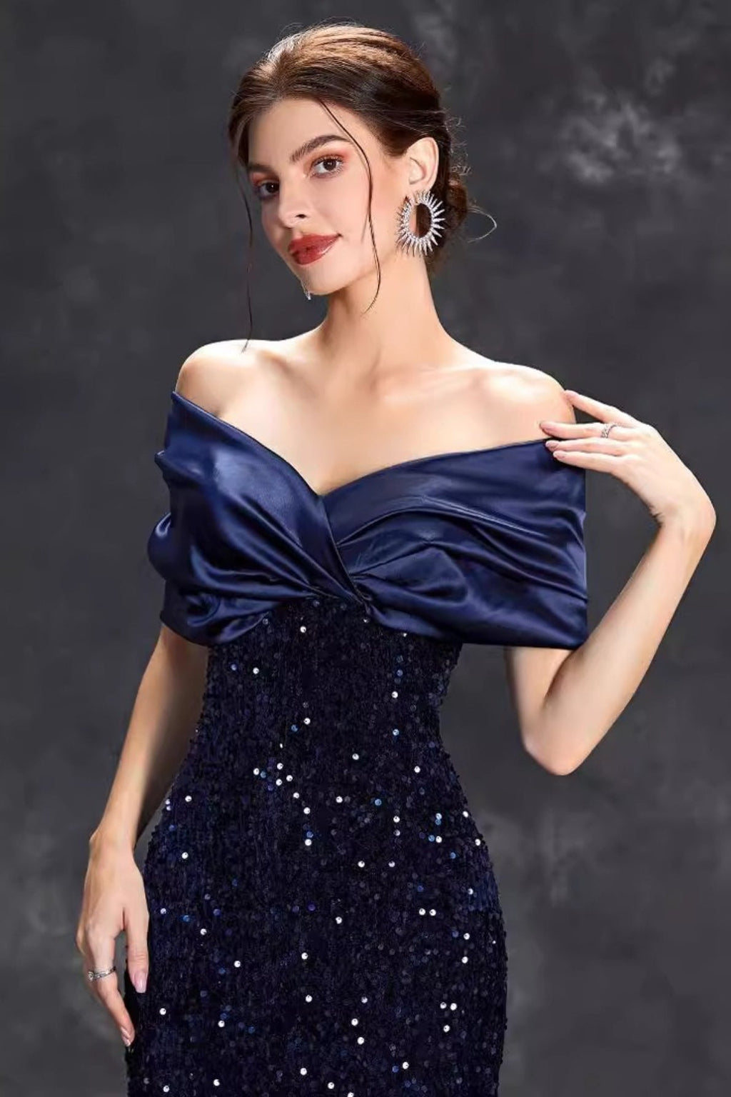 Sexy Slit Bodycon Gown Prom Dress