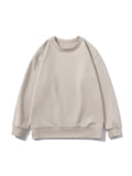 Men’s Solid Color Comfort Cotton Crew Neck Sweatshirt