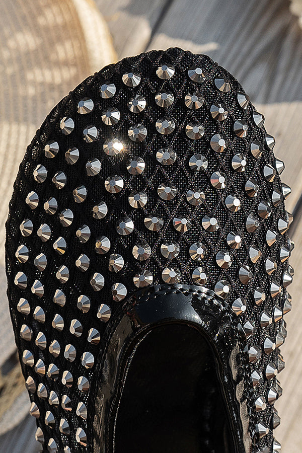 Fashionable Rhinestone Elegant French Buckle Sandals