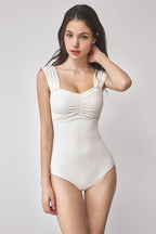 Wide Strap Slim Fit Triangle One Piece Set