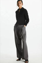Casual Wool Blend Short Cardigan
