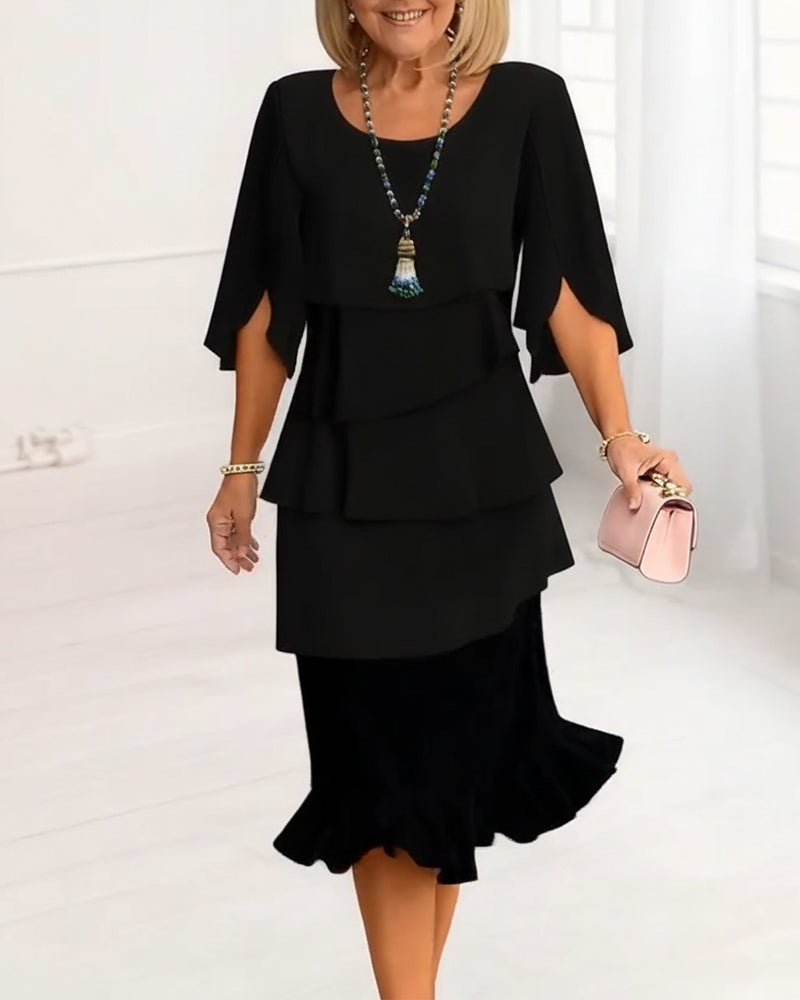 Clara | Ruffle Dress