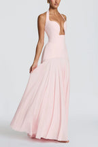 Seraphina Deep V Maxi Dress